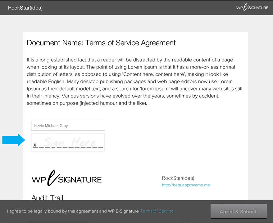 Document-Signing-Page